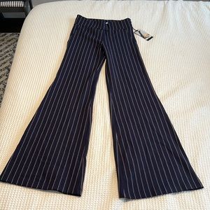 Betabrand never worn navy blue flare dress pants